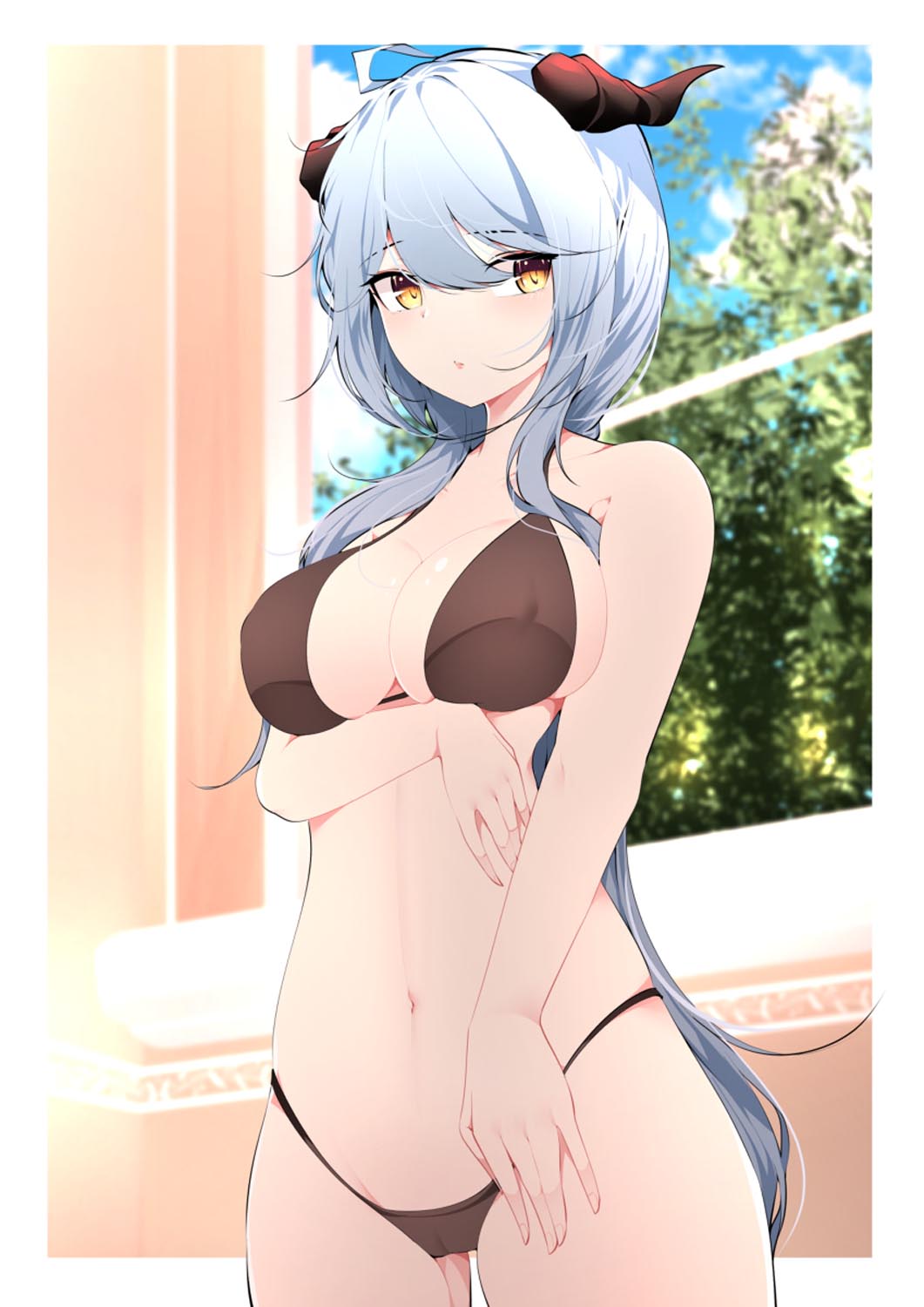 晚安原神#原神同人图#P站#甘雨【1月17日新】