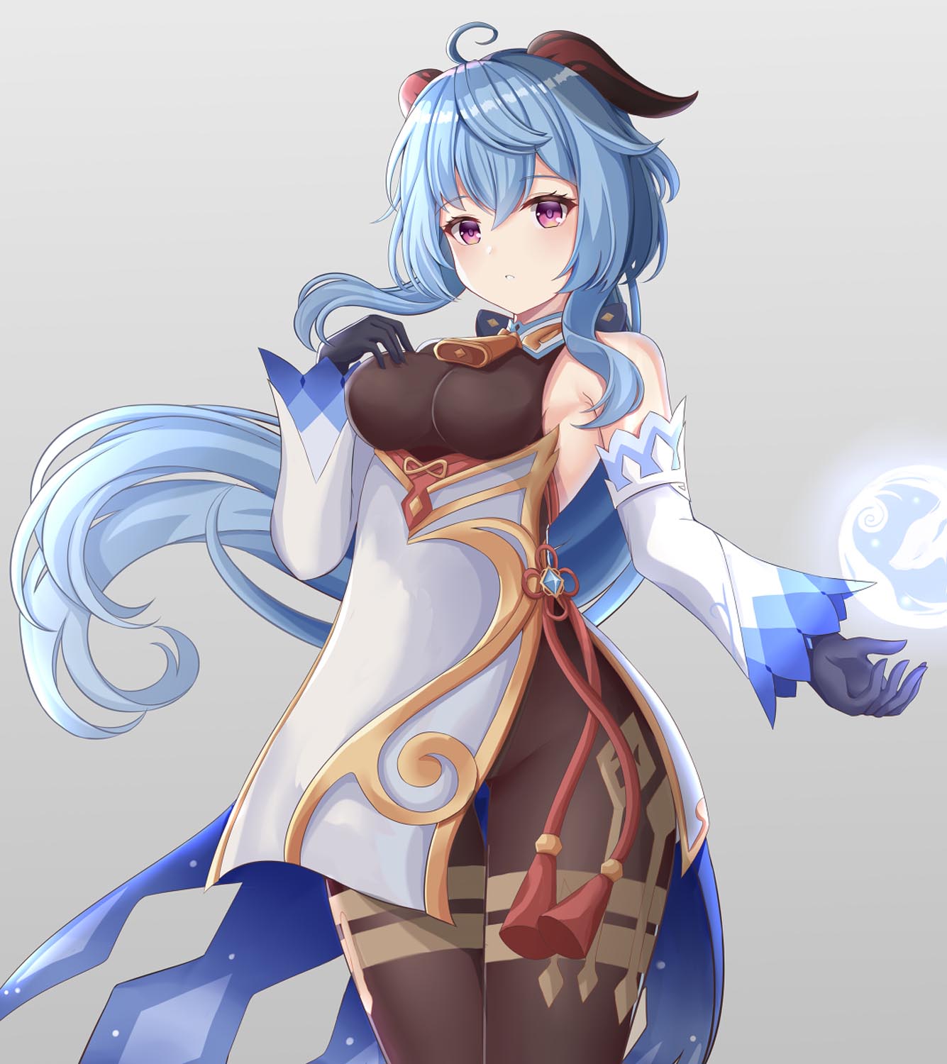 晚安原神#原神同人图#P站#甘雨【1月17日新】