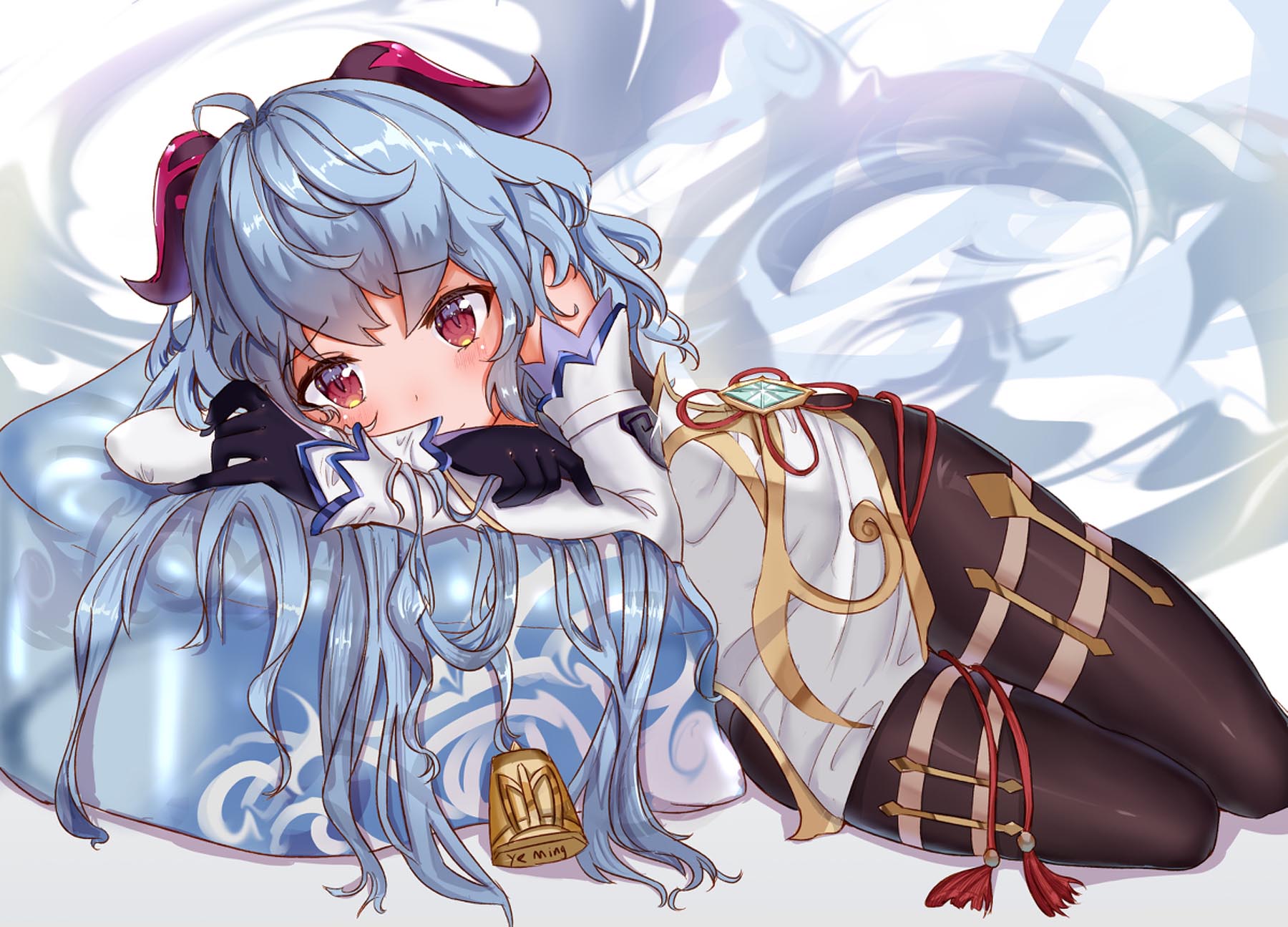 晚安原神#原神同人图#P站#甘雨【1月17日新】