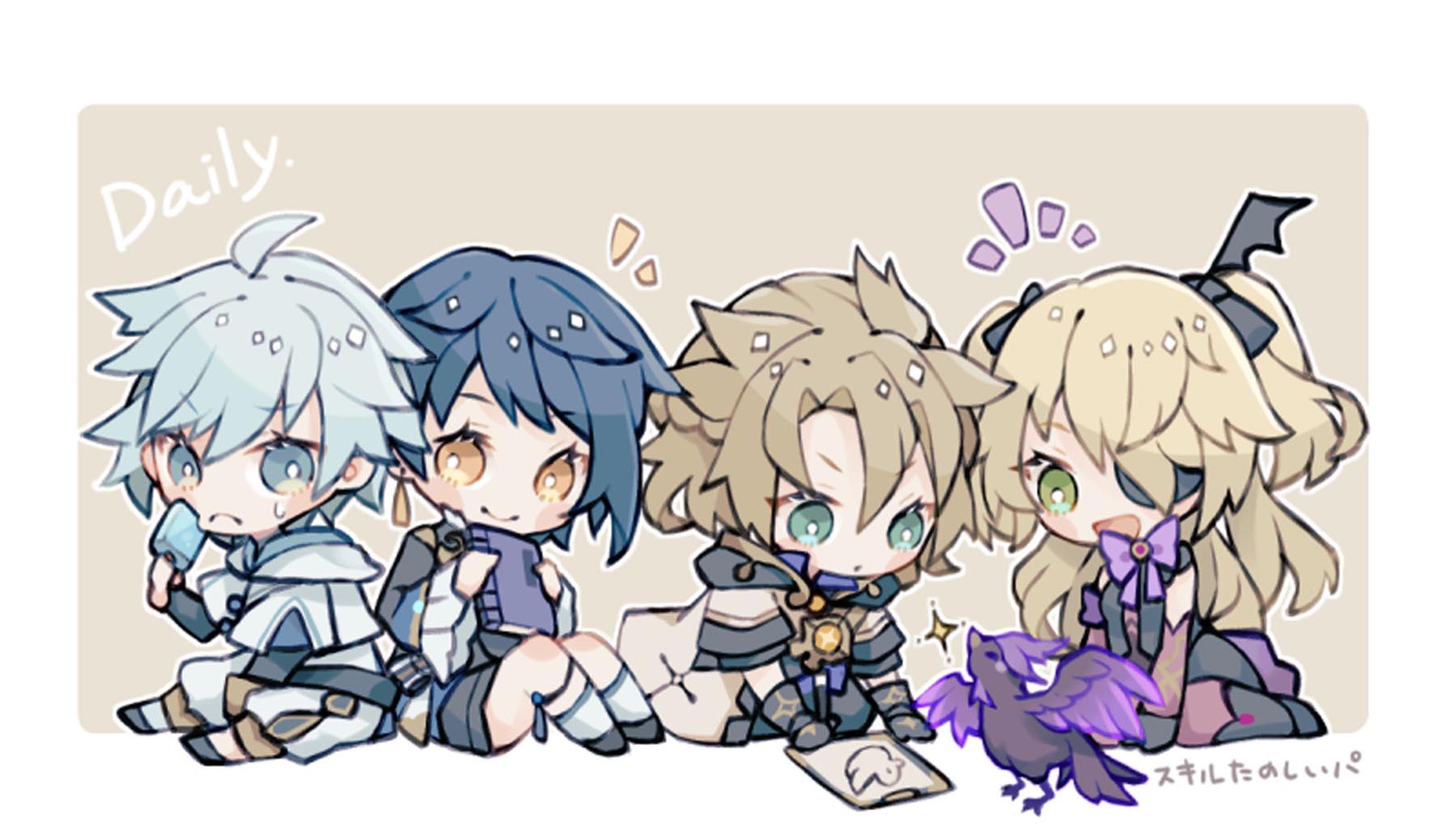 每日好图：原神同人图#P站#早安原神【1月19日新】