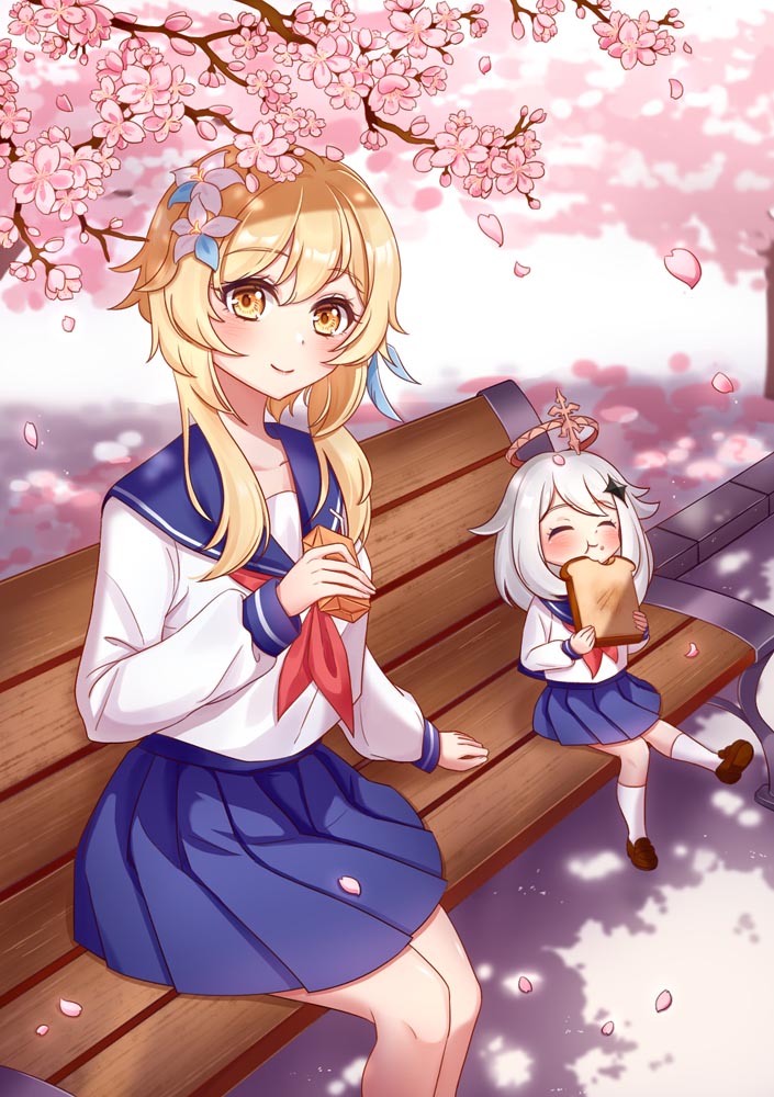 每日好图：原神同人图#P站#晚安原神【1月19日新】