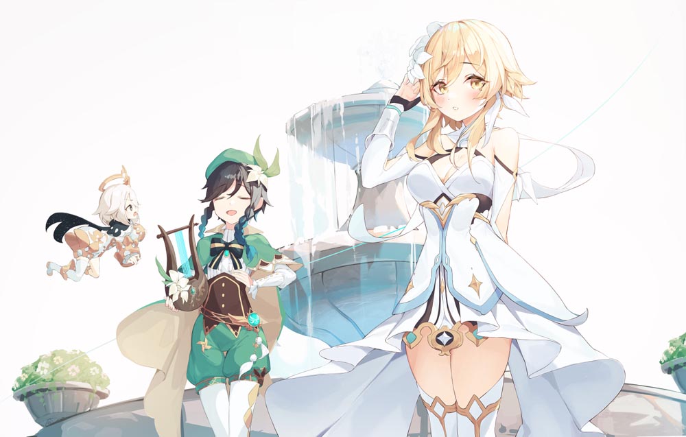 早安原神：原神同人图#Pixiv同人图【1月22日新】