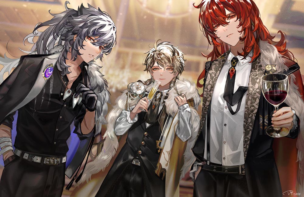 每日好图：原神同人图#P站精选#早安原神【1月25日新】