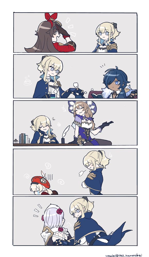 每日好图：原神同人图#P站精选#午安原神【1月25日新】