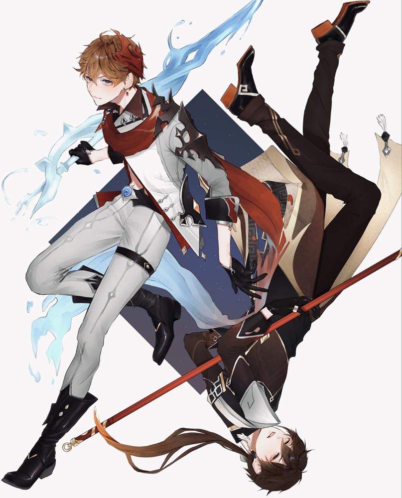 每日好图：原神同人图#P站精选#晚安原神【1月25日新】