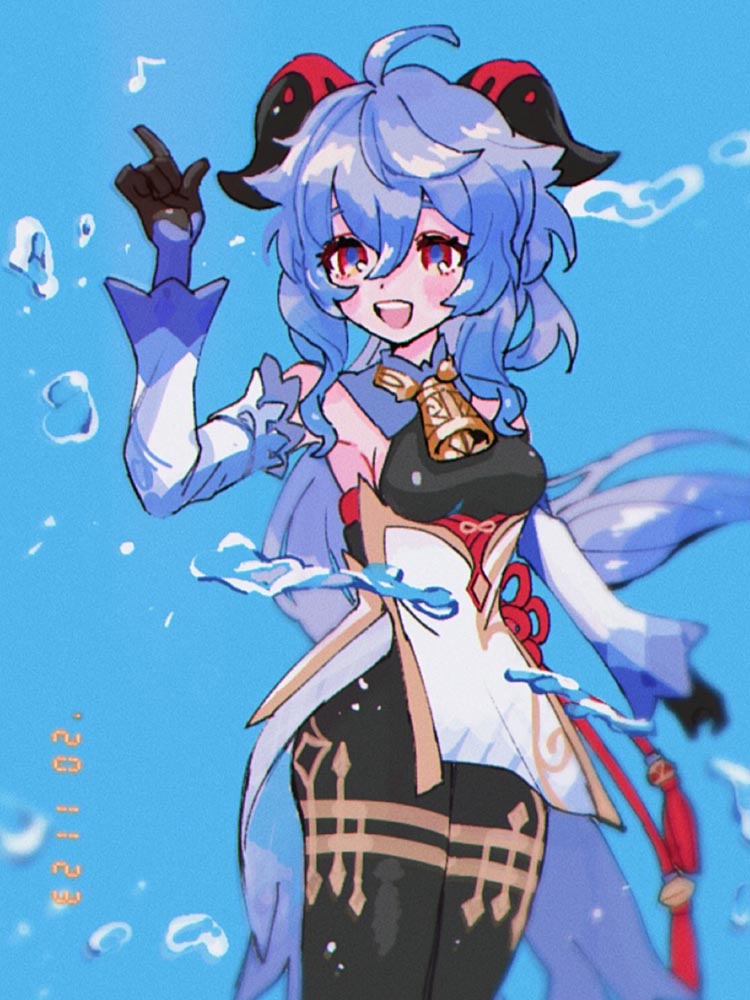 每日好图：原神同人图#P站精选#晚安原神【1月25日新】