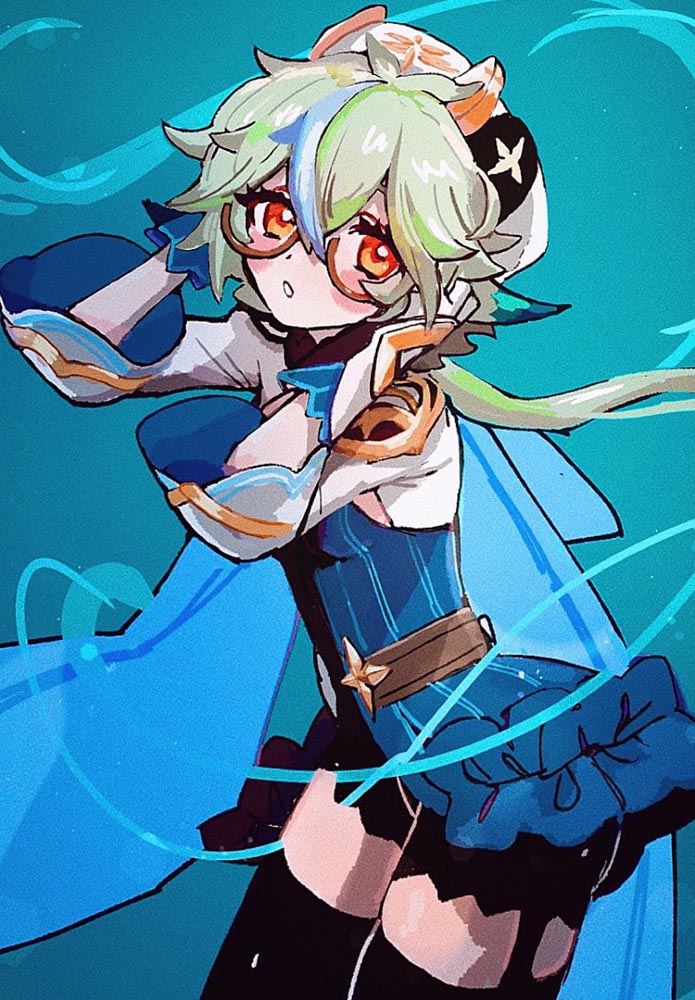 每日好图：原神同人图#P站精选#晚安原神【1月25日新】