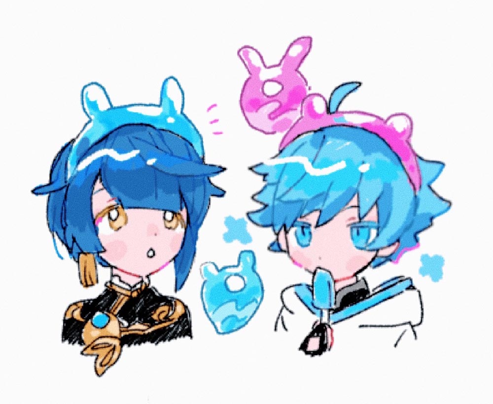 每日好图：原神同人图#P站精选#晚安原神【1月25日新】