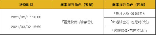 原神1.3版本「明霄升海平」全部活动与福利一览