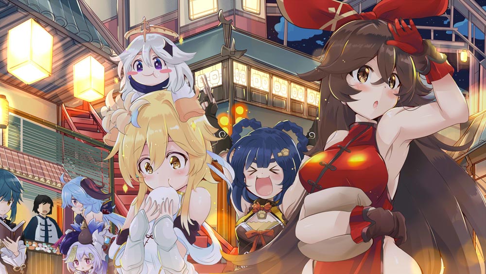 每日好图：午安原神#原神同人图#P站本子【2月4日新】