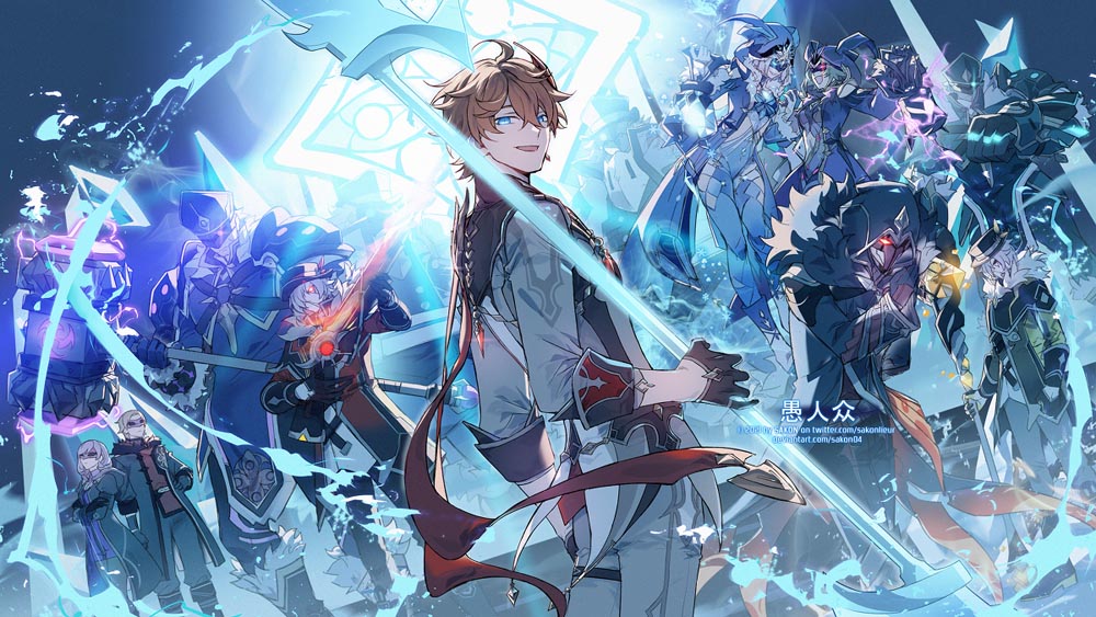 每日好图：晚安原神#原神同人图#P站本子【2月4日新】