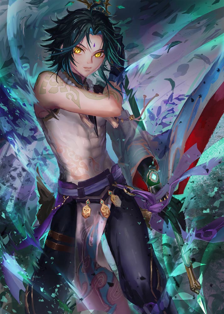 每日好图：晚安原神#原神同人图#P站本子【2月4日新】