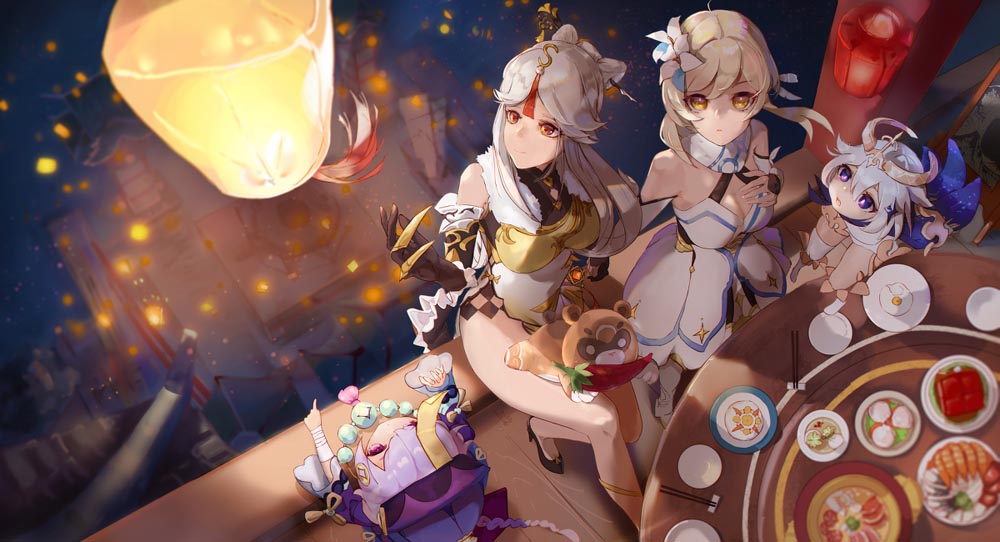 每日好图：早安原神#原神同人图#P站【2月11日新】