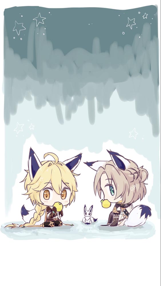 春节快乐：早安原神#原神同人图#P站【2月12日新】