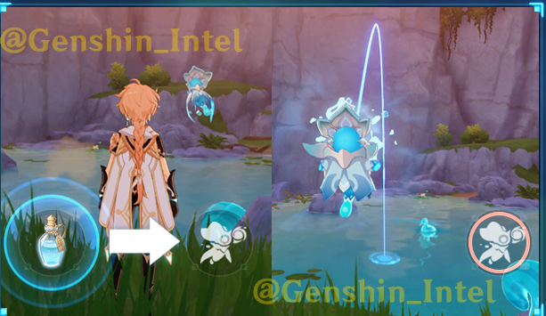 原神内鬼：1.4 带小纯水精灵【嫣朵拉】周游世界