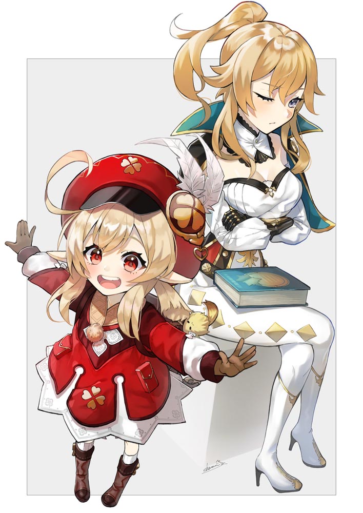 春节快乐：早安原神#原神同人图#P站【2月13日新】