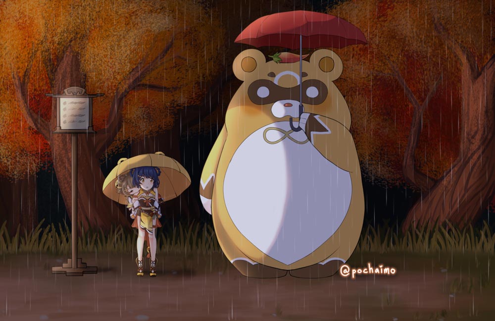 春节快乐：晚安原神#原神同人图#P站【2月13日新】