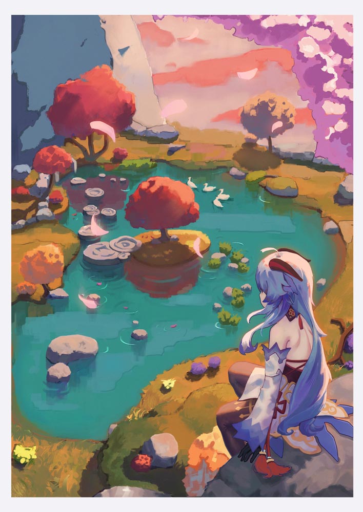 春节快乐：晚安原神#原神同人图#P站【2月13日新】