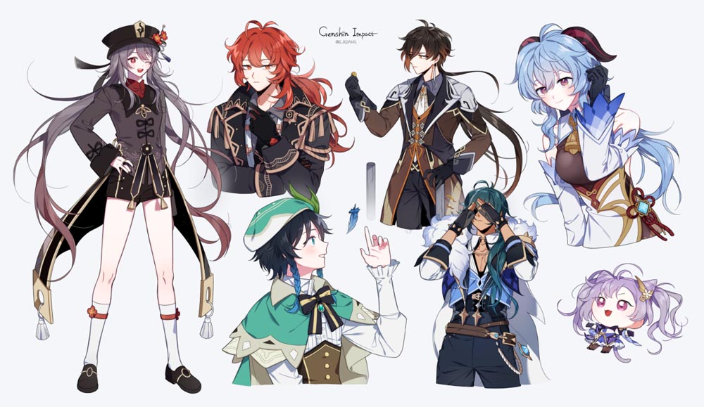 午安原神#原神同人图#P站本子【2月16日新】