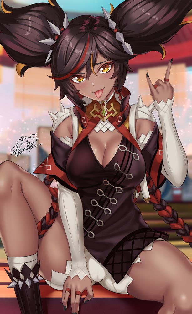 春节快乐：晚安原神#原神同人图#P站【2月12日新】