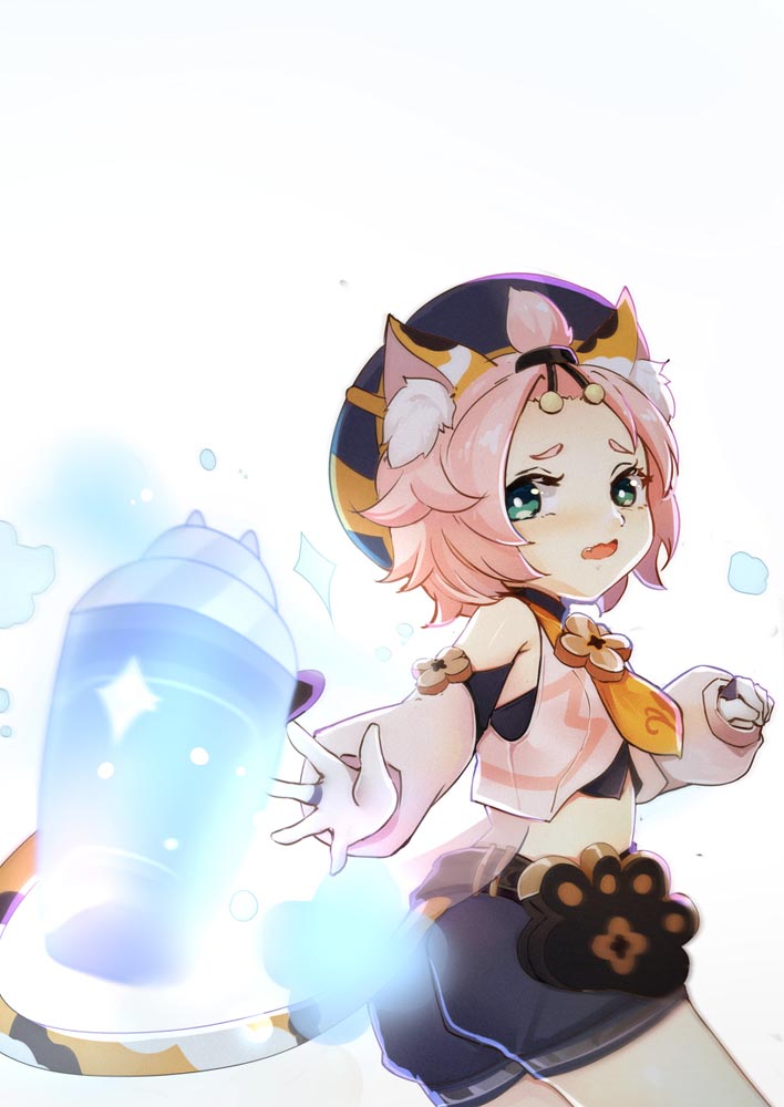 每日好图：午安原神#原神同人图#Pixiv【2月19日新】