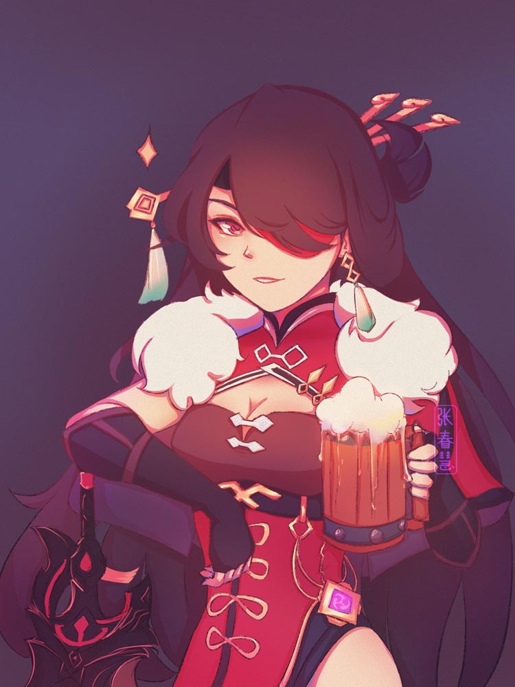 每日好图：午安原神#原神同人图#Pixiv【2月19日新】