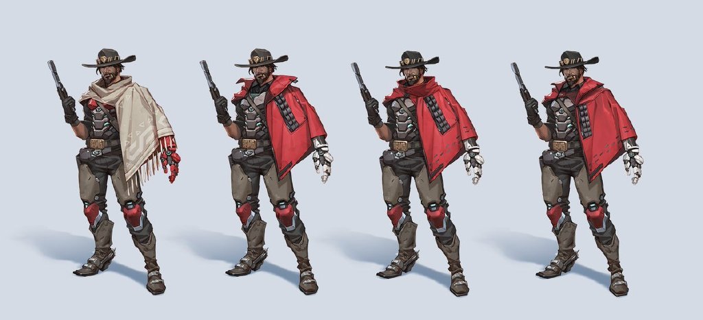 暴雪嘉年华：《守望先锋2》黑百合、法老之鹰、麦克雷、死神新外观