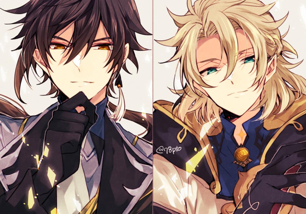 每日好图：午安原神#原神同人图#Pixiv【2月22日新】