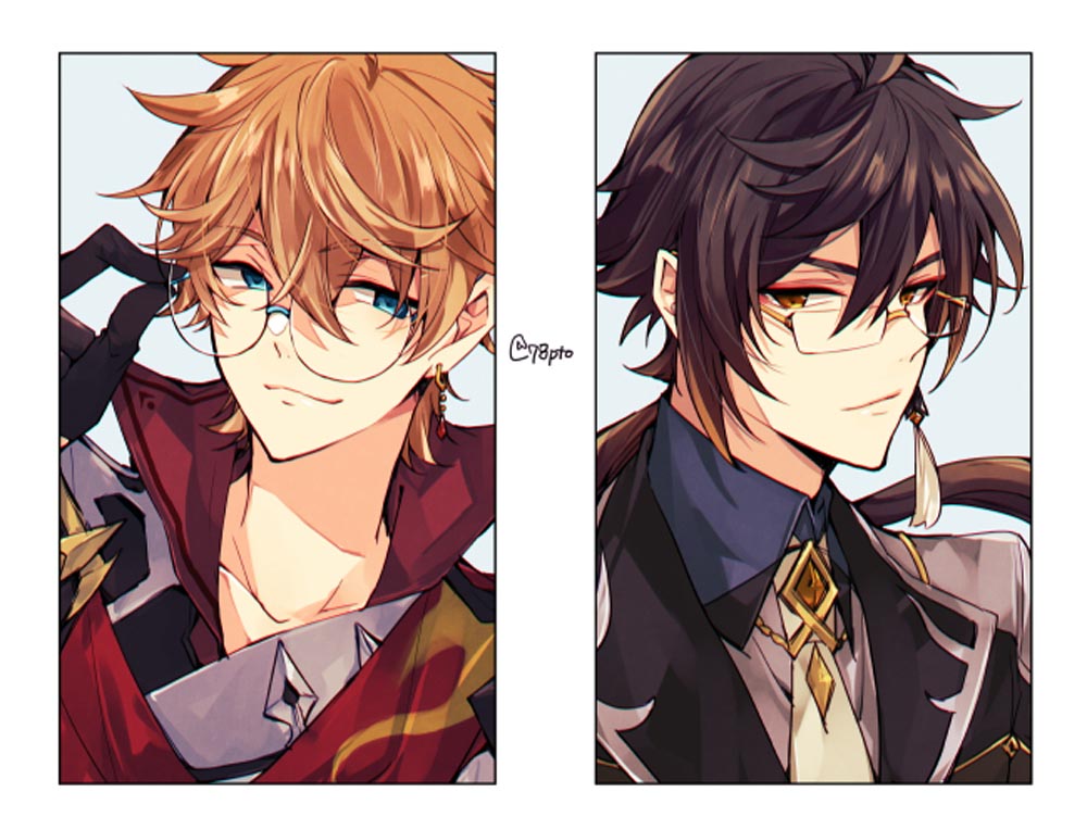 每日好图：午安原神#原神同人图#Pixiv【2月22日新】