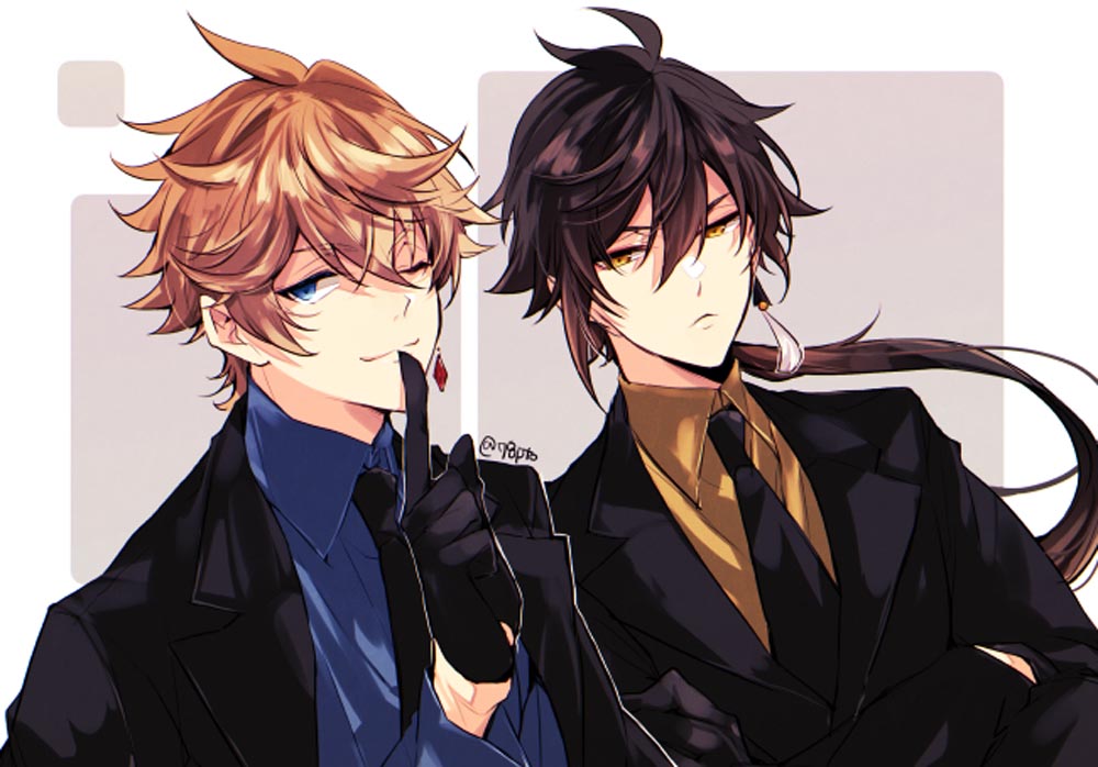 每日好图：午安原神#原神同人图#Pixiv【2月22日新】