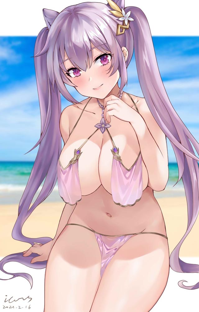 每日好图：晚安原神#原神同人图#Pixiv【2月22日新】