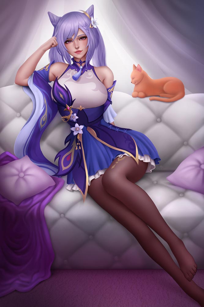 每日好图：晚安原神#原神同人图#Pixiv【2月22日新】