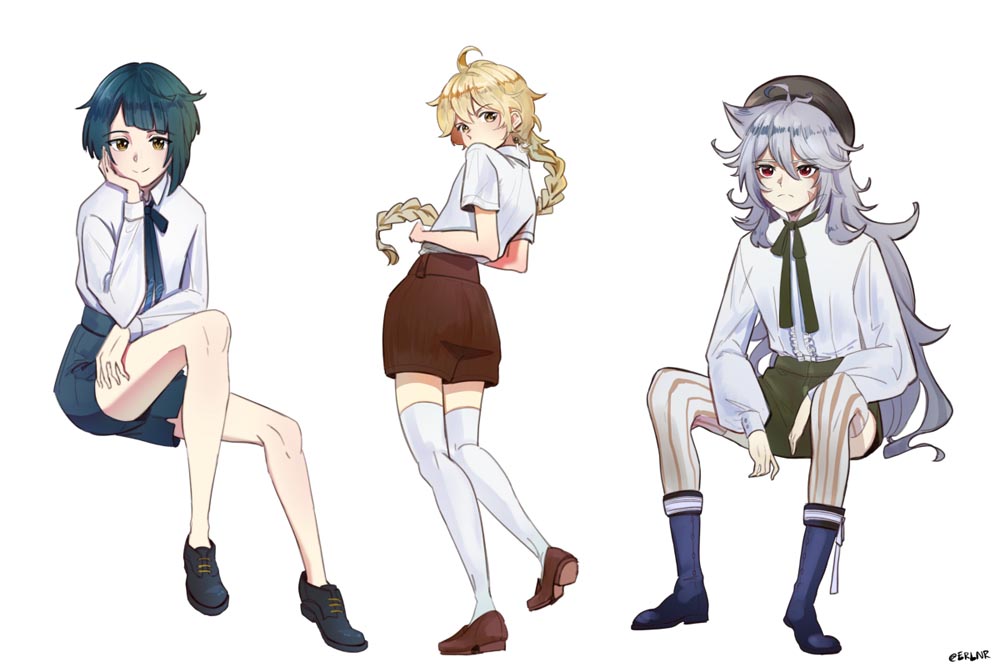 每日好图：早安原神#原神同人图#P站涩图福利【2月23日新】