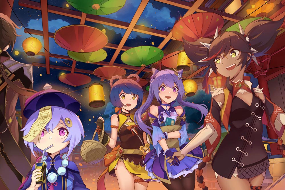 早安原神#原神同人图#P站涩图福利【2月24日新】