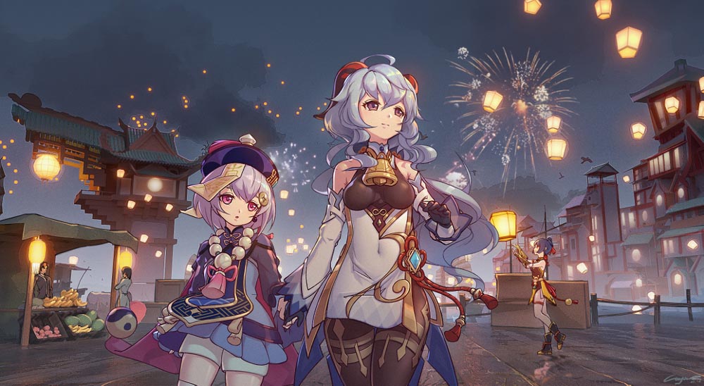 午安原神#原神同人图#P站涩图福利【2月24日新】