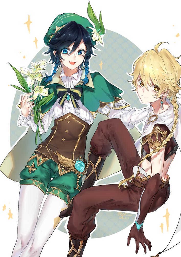 晚安原神#原神同人图#P站涩图福利【2月24日新】