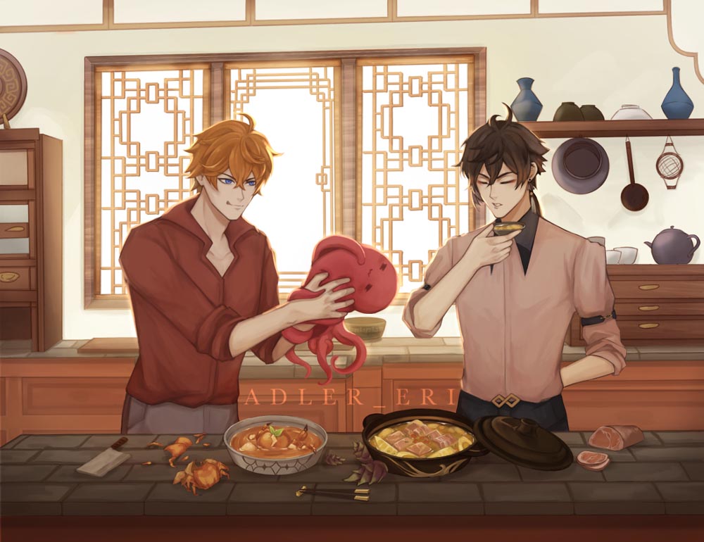 每日好图：早安原神#原神同人#P站福利图【2月27日新】