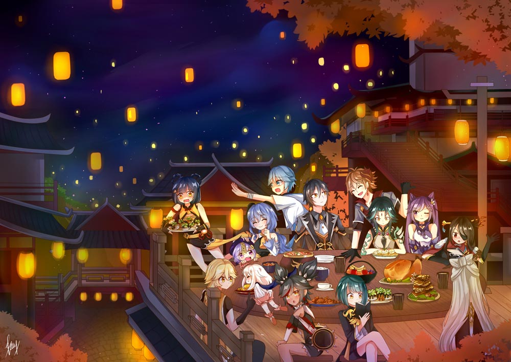 每日好图：早安原神#原神同人#P站福利图【2月27日新】