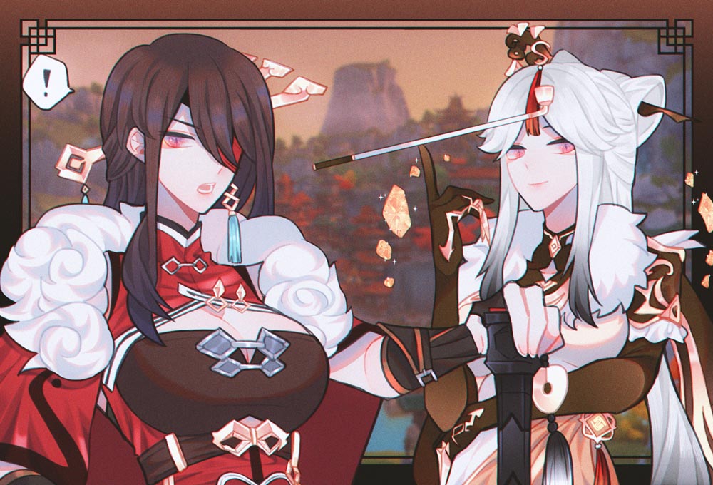 每日好图：晚安原神#原神同人#P站福利图【2月27日新】