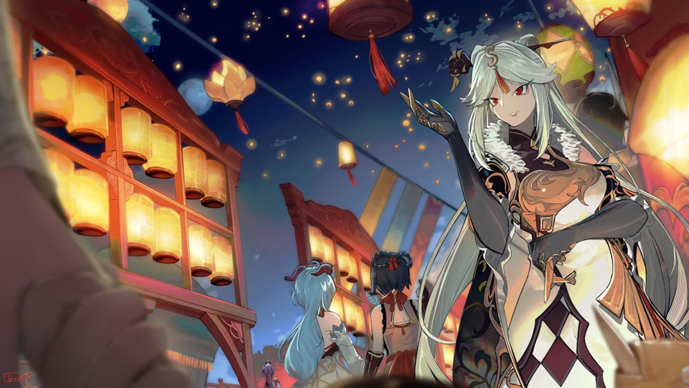 每日好图：午安原神#原神同人#P站福利【3月3日新】