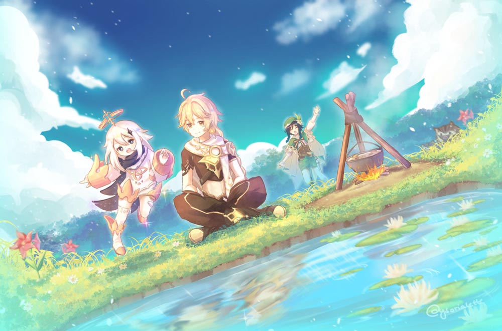 每日好图：午安原神#原神同人#P站福利【3月3日新】