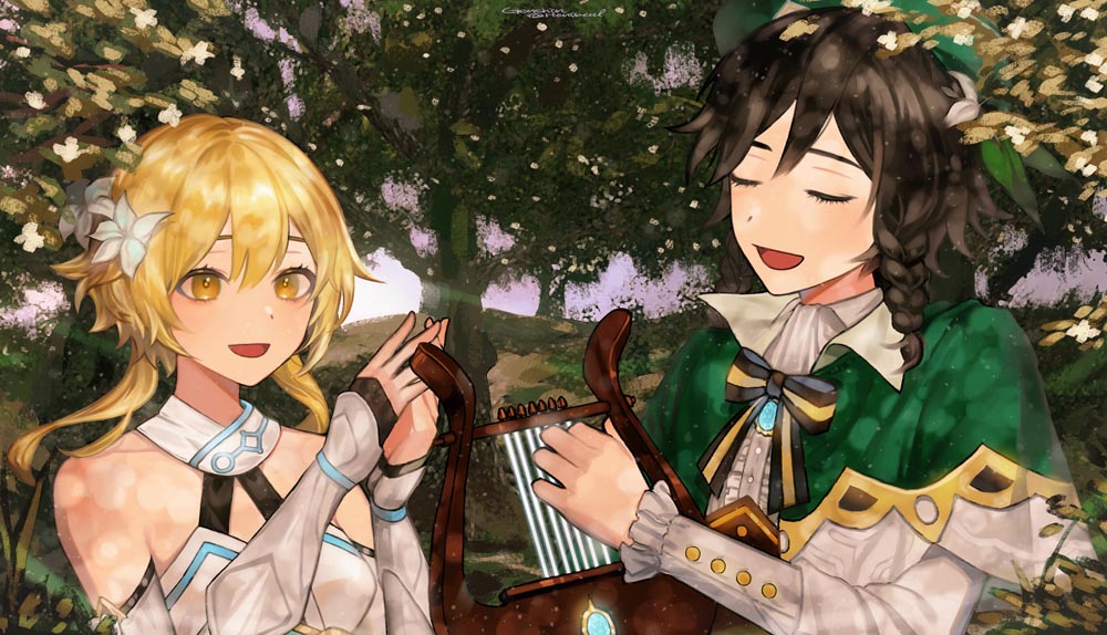 每日好图：早安原神#原神同人图【3月5日新】