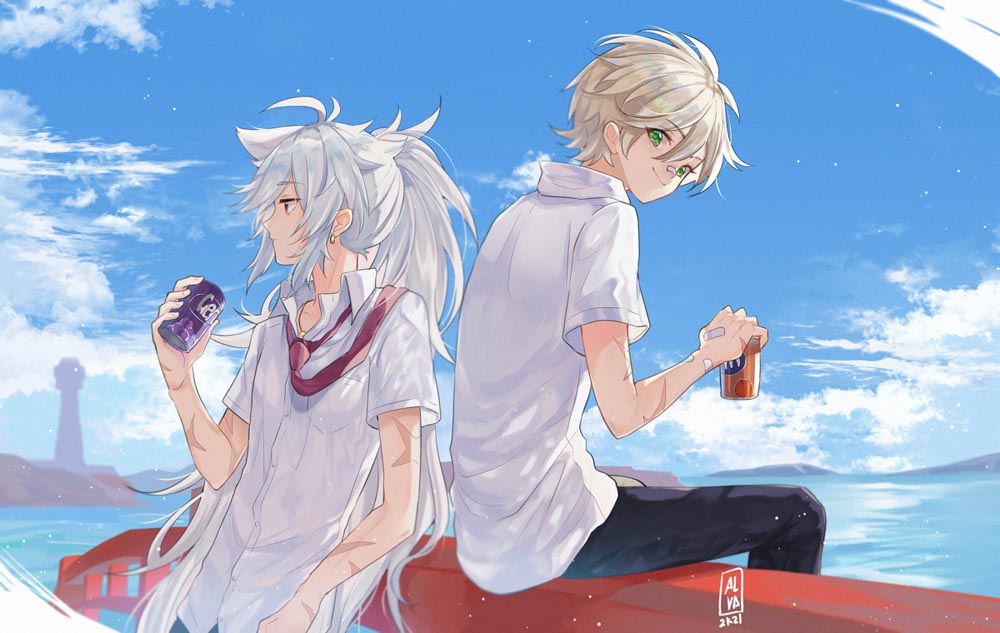 早安原神#原神同人图#P站邪恶H【3月14日新】