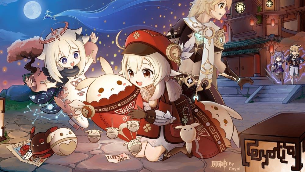 每日好图：晚安原神#原神同人图#P站本子【3月18日新】