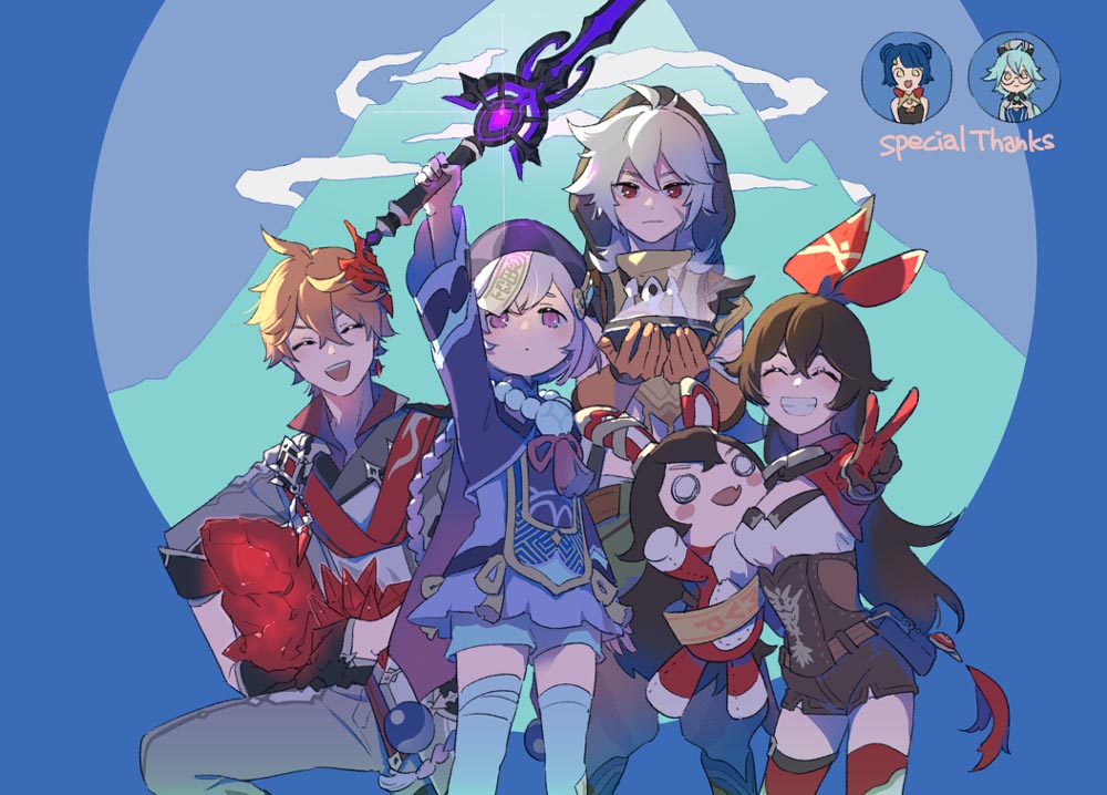 每日好图：早安原神#原神同人图#P站福利【3月19日新】