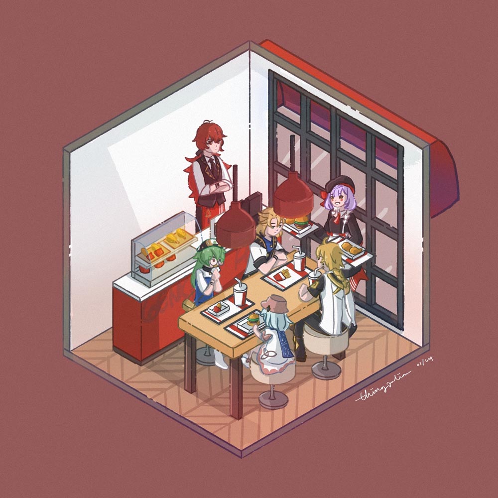 每日好图：午安原神#原神同人图#P站福利【3月19日新】