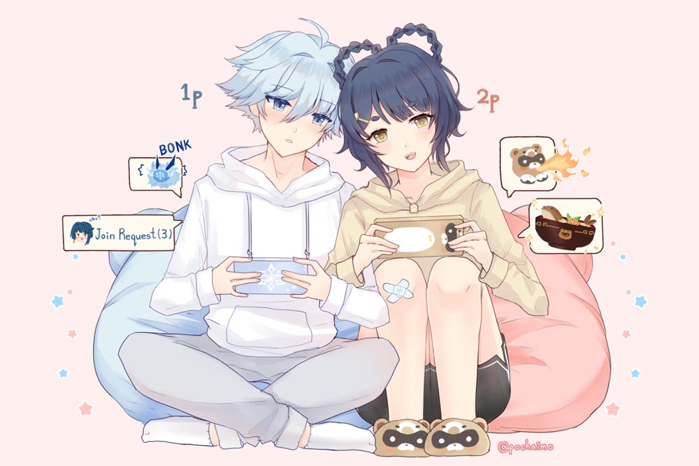 原神同人图：晚安原神#Pixiv精选【3月23日新】