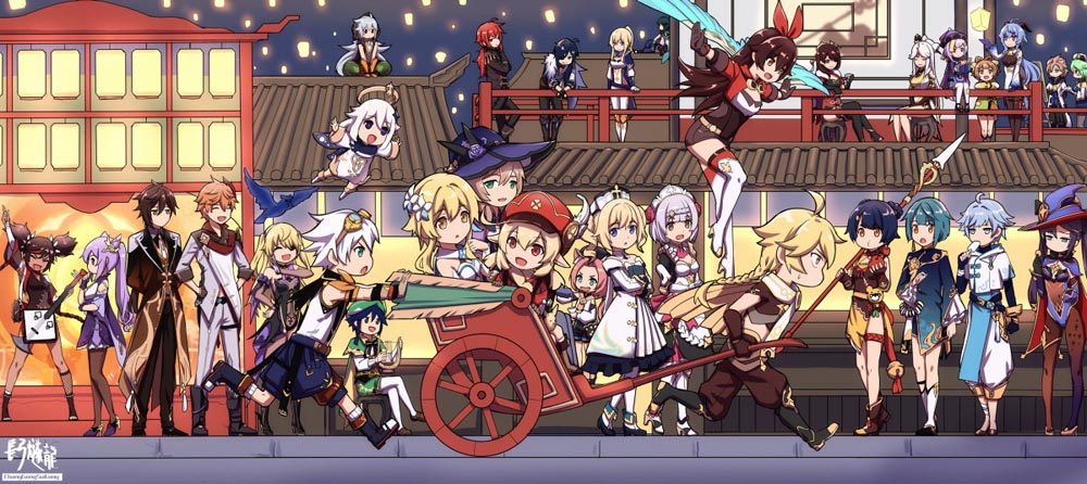 原神同人图：午安原神#Pixiv福利精选【3月24日新】