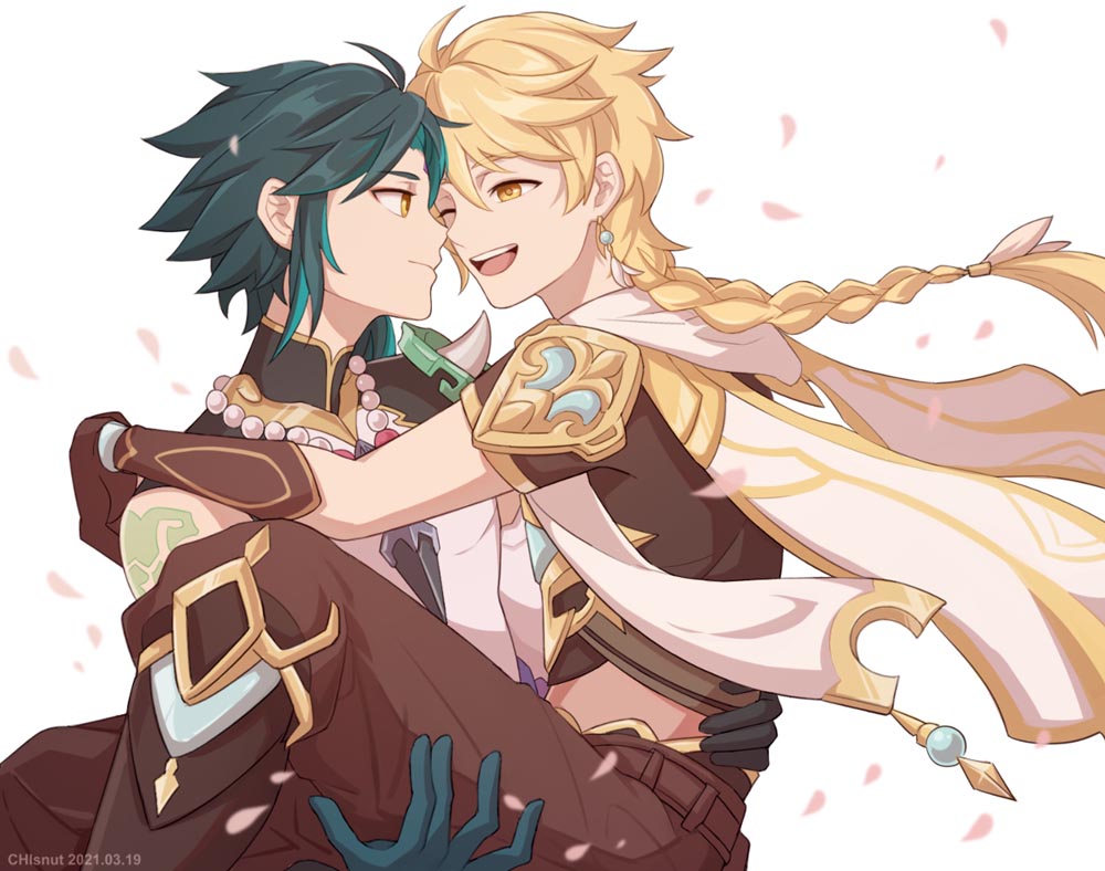 原神同人图：早安原神#P站同人图【3月25日新】