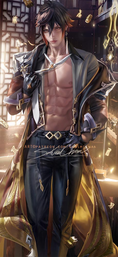 原神同人图：早安原神#P站同人图【3月25日新】